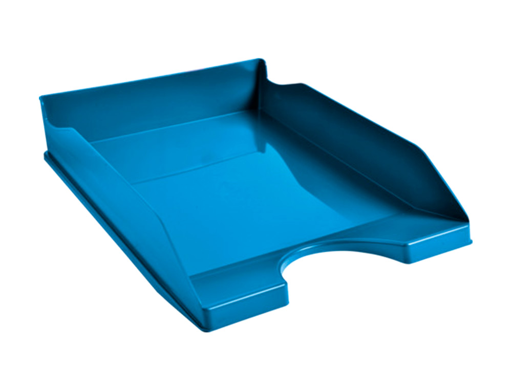 Bandeja secretaria exacompta clean safe azul 345x255x65 mm ( Imagem 2 de 4 ) - Preview