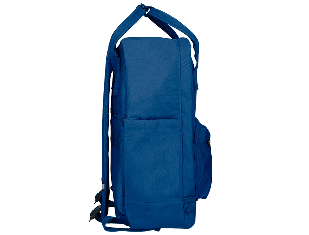 Mochila Escolar Antartik Azul Marinho com Bolso Exterior - 270x120x380 cm ( Imagem 3 de 16 ) - Preview