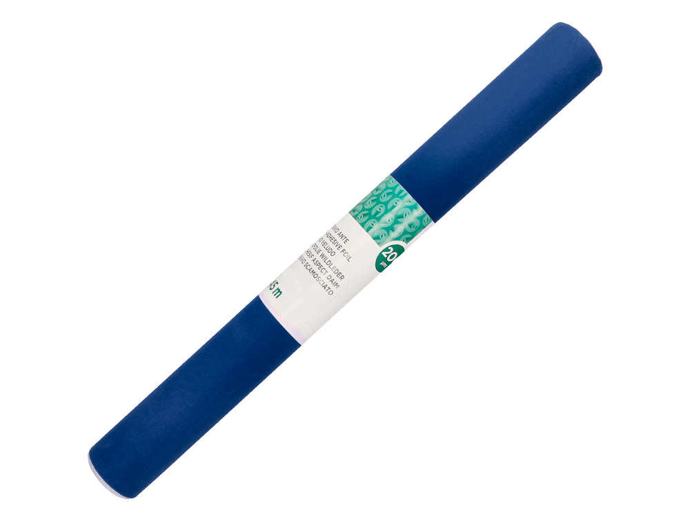 Adhesive roll for Liderpapel unicolor blue gloss, 0.45 x 2 m roll. ( Imagem 2 de 5 ) - Preview