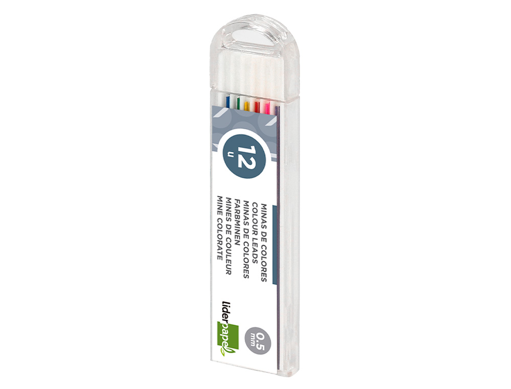 Minas Liderpapel Cores Sortidas de 0.5 mm Estojo de 12 Minas ( Imagem 3 de 10 ) - Preview