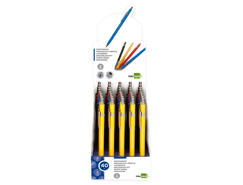 Lapiseira grafite de 2 mm (40 unidades) ( Imagem 2 de 4 ) - Preview