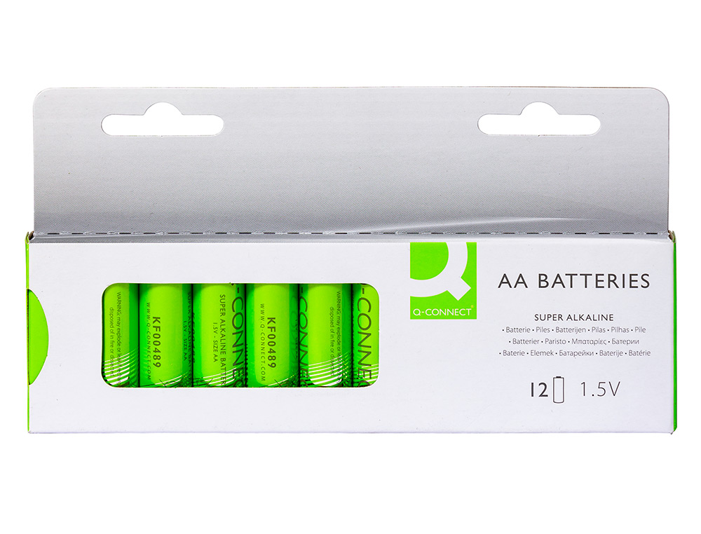 Pilha q-connect alcalina aa blister com 12 unidades ( Imagem 2 de 8 ) - Preview