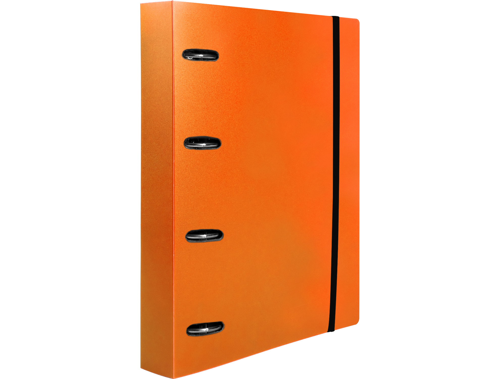 Carpeta con recambio y solapa liderpapel a4 cuadro 5mm 100 hojas 80g polipropileno 4 anillas 40mm naranja fluor ( Imagem 2 de 6 ) - Preview