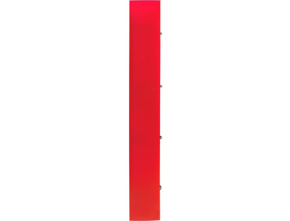 Carpeta con recambio y solapa liderpapel a4 cuadro 5mm 100 hojas 80g polipropileno 4 anillas 40mm rojo translucido ( Imagem 3 de 6 ) - Preview