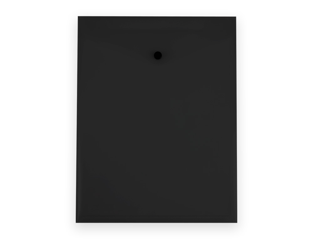 Pasta liderpapel dossier com mola polipropileno din a4 formato vertical com fole preto opaco (10 unidades) ( Imagem 2 de 3 ) - Preview