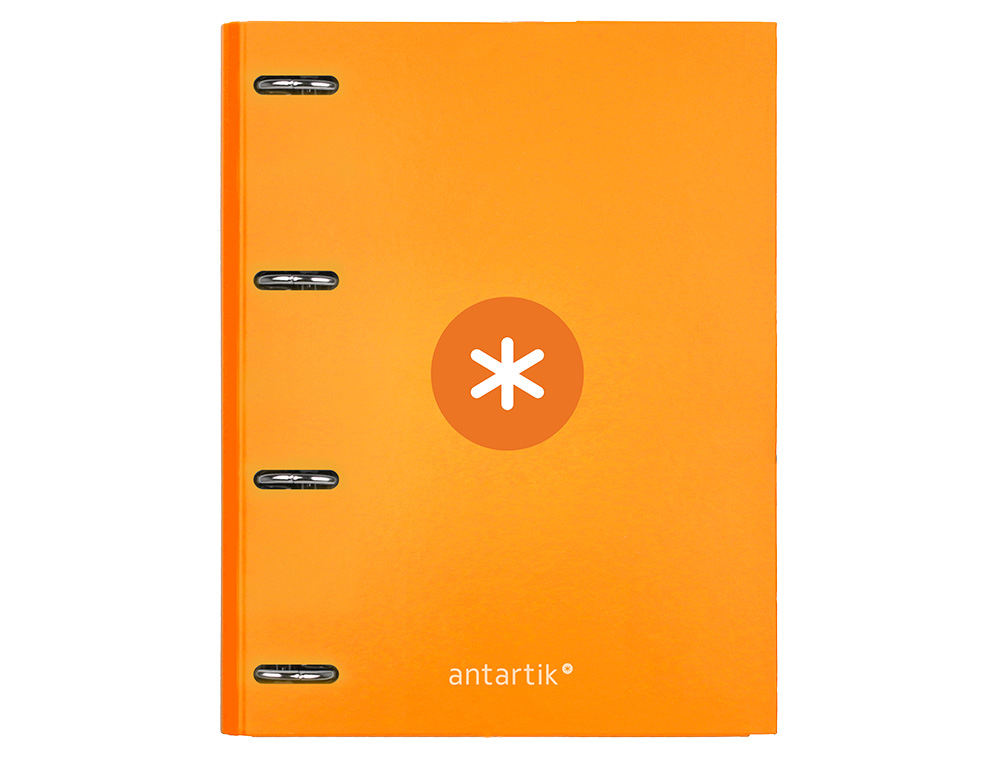 Antarctic A4 lined folder with 4 rings, 25 mm, round, mustard color. ( Imagem 3 de 16 ) - Preview