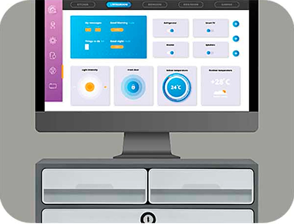 Bloco classificador de gavetas cep moov up reciclado 80% com fechadura reciclado e 3 gavetas cor cinza ( Imagem 5 de 5 ) - Preview