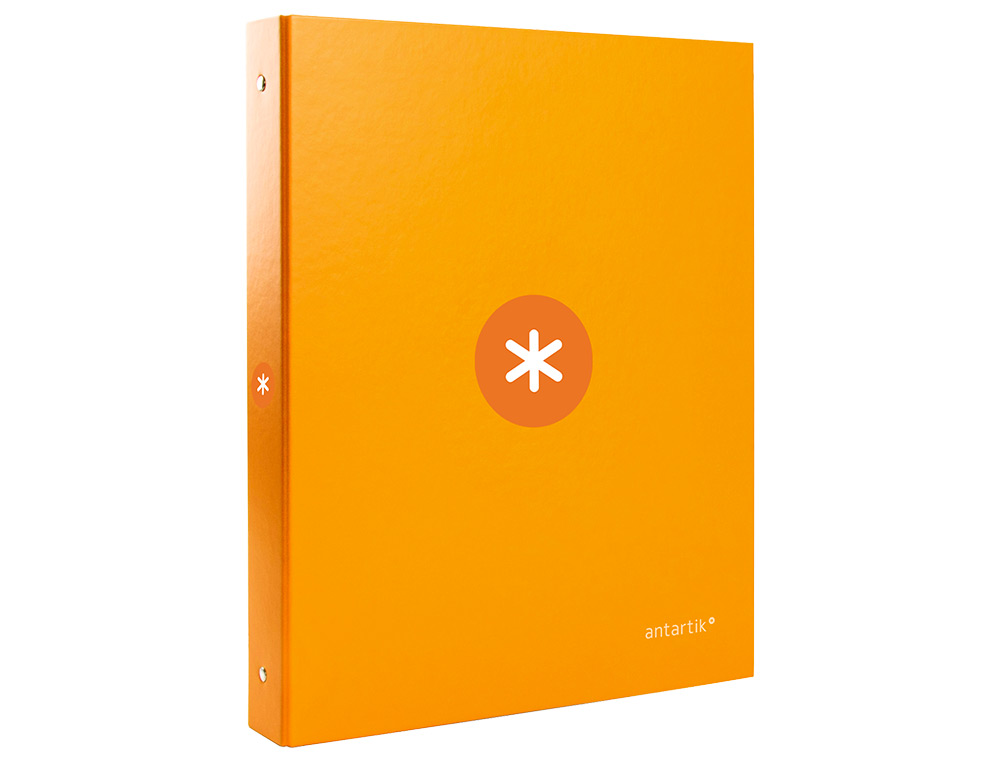 Antarctic A4 lined folder with 4 rings, 25 mm, round, mustard color. ( Imagem 4 de 16 ) - Preview