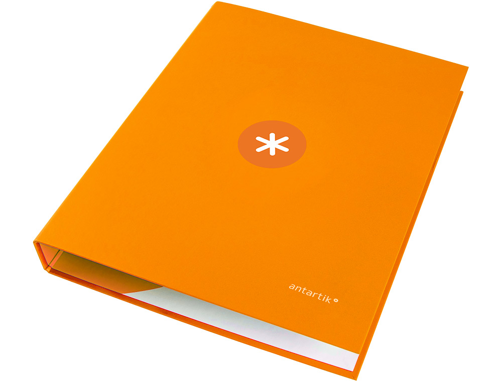 Antarctic A4 lined folder with 4 rings, 25 mm, round, mustard color. ( Imagem 5 de 16 ) - Preview