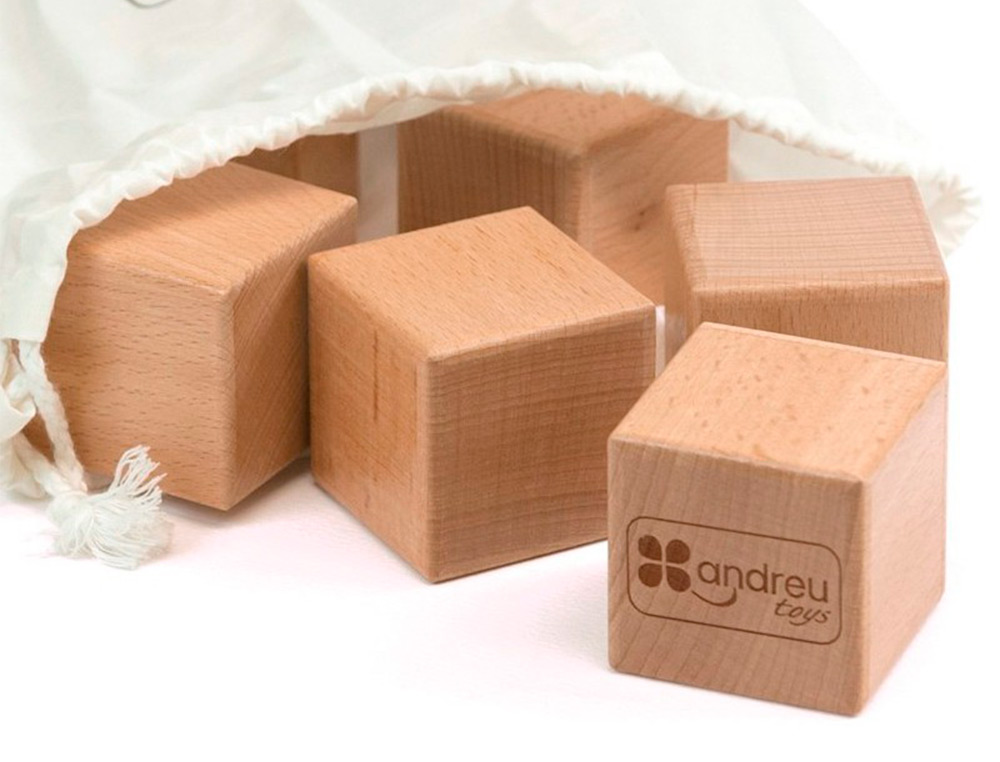 Jogo didatico andreutoys 10 cubos sensoriais com som madeira ( Imagem 4 de 7 ) - Preview