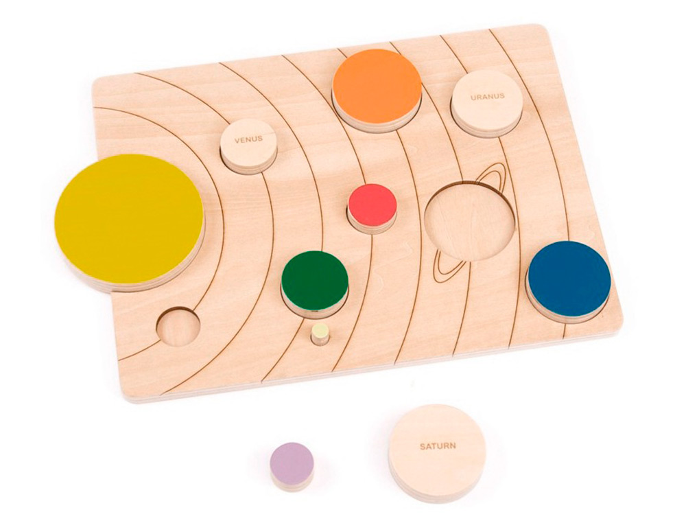 Jogo didatico andreutoys sistema solar madeira ( Imagem 2 de 6 ) - Preview