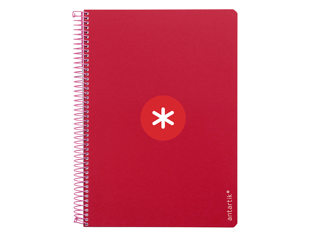 Caderno espiral liderpapel a4 micro antartik capa dura 80f 100 gr quadricula 5mm sem bandas 4 furos cor framboesa ( Imagem 2 de 12 ) - Preview