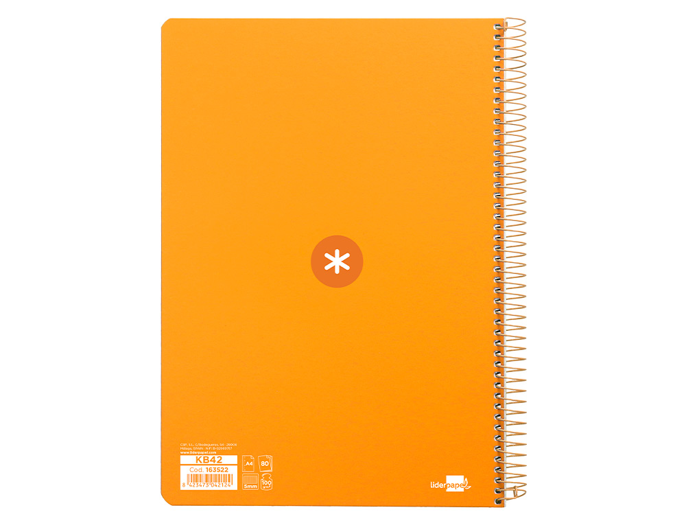 Caderno espiral liderpapel a4 micro antartik capa dura 80f 100 gr quadricula 5mm sem bandas 4 furos cor mostarda ( Imagem 3 de 12 ) - Preview