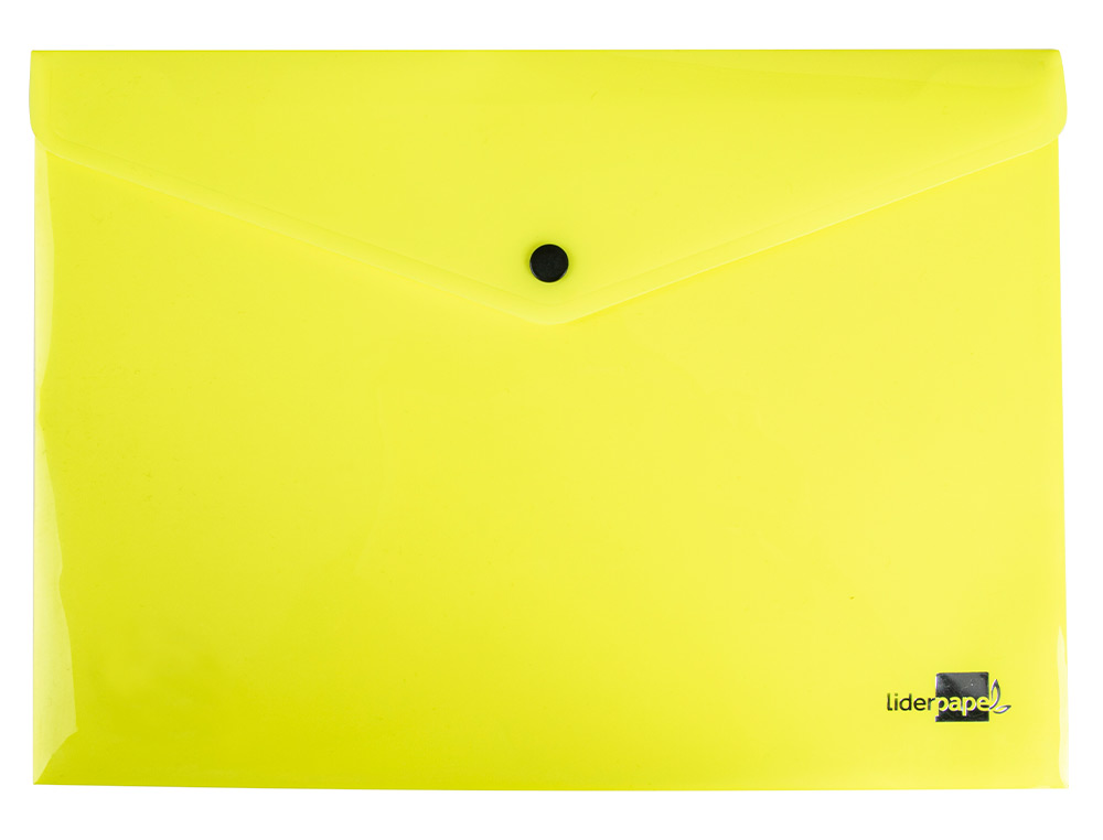 Bolsa Porta Documentos Liderpapel Com Mola Din A4 Amarelo Fluor Opaco 50 folhas ( Imagem 2 de 14 ) - Preview
