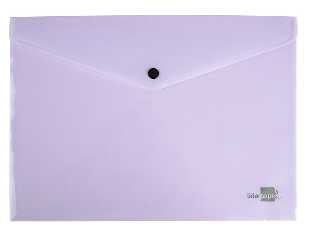 Bolsa Porta-Documentos Liderpapel Com Mola Din A4 Lavanda Opaco 50 Folhas ( Imagem 2 de 9 ) - Preview