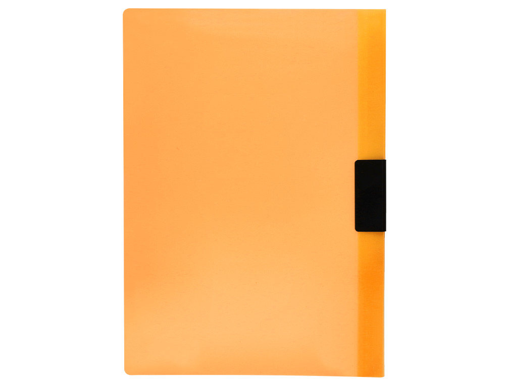 Bolsa dossier liderpapel com clip lateral din a4 laranja 30 folhas ( Imagem 4 de 7 ) - Preview