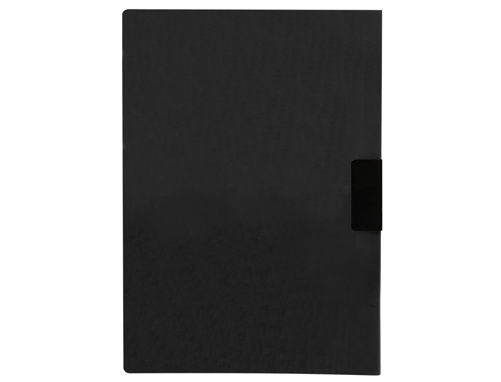 Bolsa dossier liderpapel com clip lateral din a4 preto 60 folhas ( Imagem 3 de 7 ) - Preview