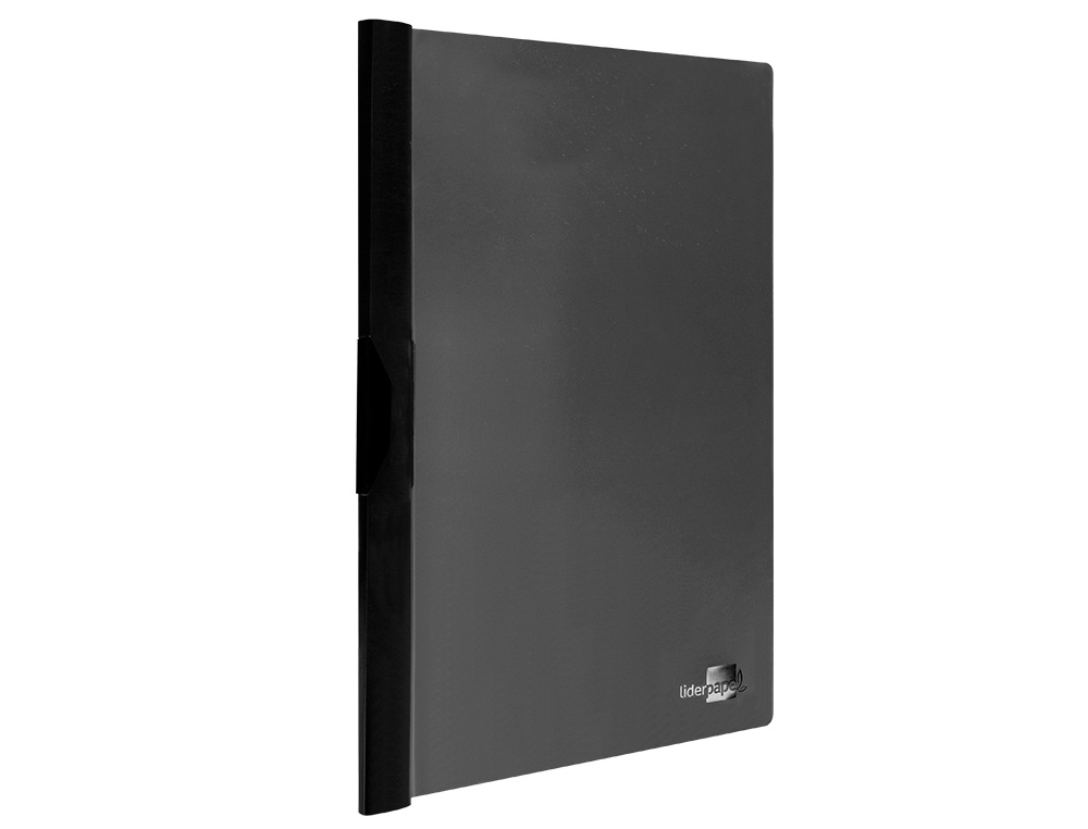 Bolsa dossier liderpapel com clip lateral din a4 preto 60 folhas ( Imagem 5 de 7 ) - Preview