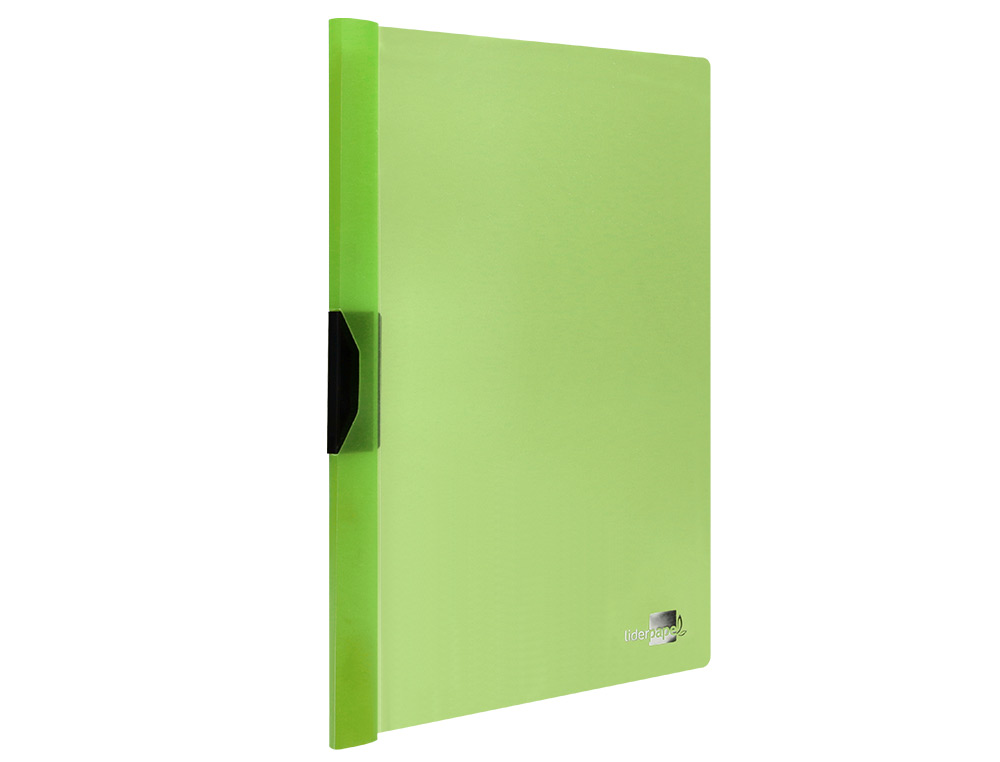 Bolsa dossier liderpapel com clip lateral din a4 verde translucido 60 folhas ( Imagem 5 de 7 ) - Preview
