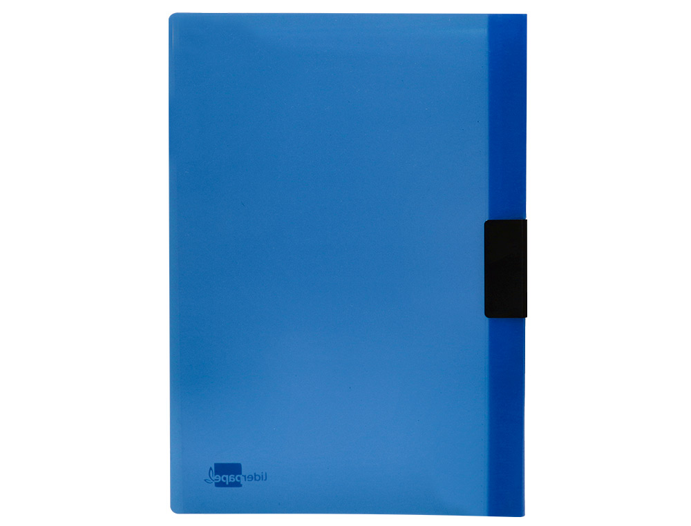 Bolsa dossier liderpapel com clip lateral din a4 vermelho azul translucido 60 folhas ( Imagem 5 de 11 ) - Preview