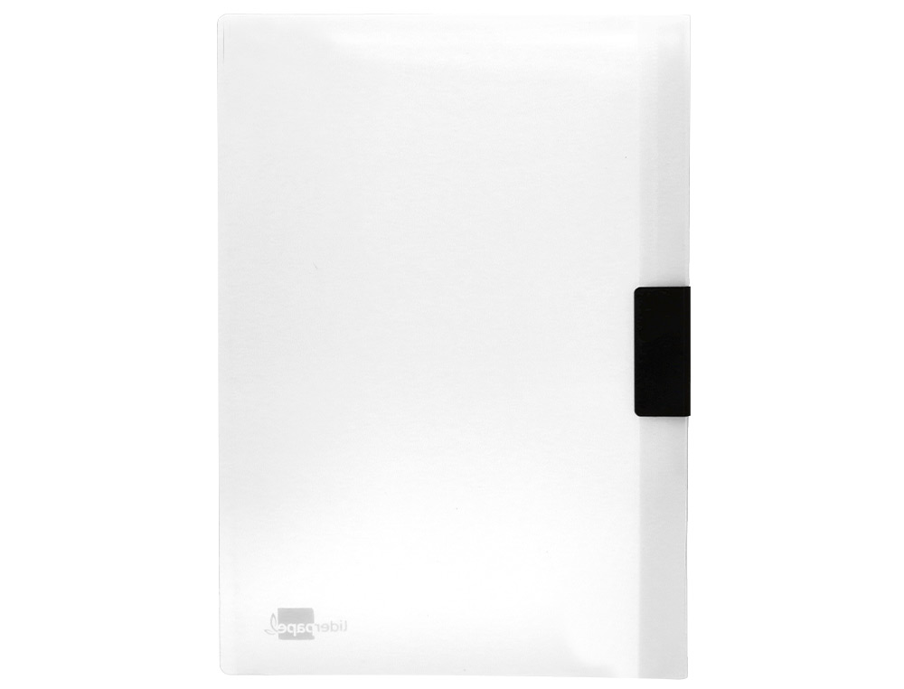 Bolsa dossier liderpapel com clip lateral din a4 transparente 60 folhas ( Imagem 3 de 7 ) - Preview
