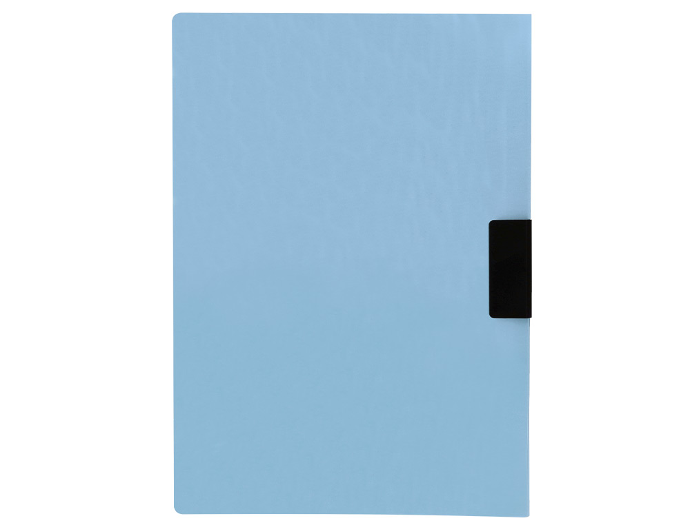 Bolsa dossier liderpapel com clip lateral din a4 celeste opaco 30 folhas ( Imagem 3 de 7 ) - Preview