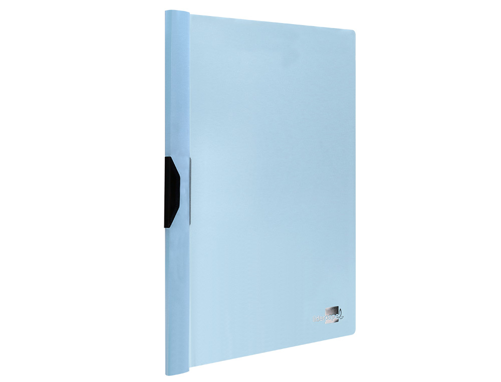 Bolsa dossier liderpapel com clip lateral din a4 celeste opaco 30 folhas ( Imagem 5 de 7 ) - Preview