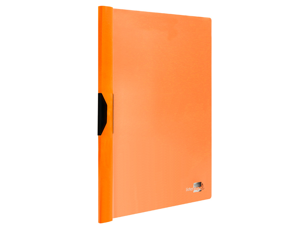 Bolsa dossier liderpapel com clip lateral din a4 laranja fluor opaco 30 folhas ( Imagem 5 de 7 ) - Preview