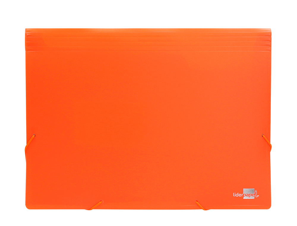 Pasta classificadora com fole liderpapel polipropileno din a4 laranja fluor opaco 13 departamentos ( Imagem 3 de 15 ) - Preview