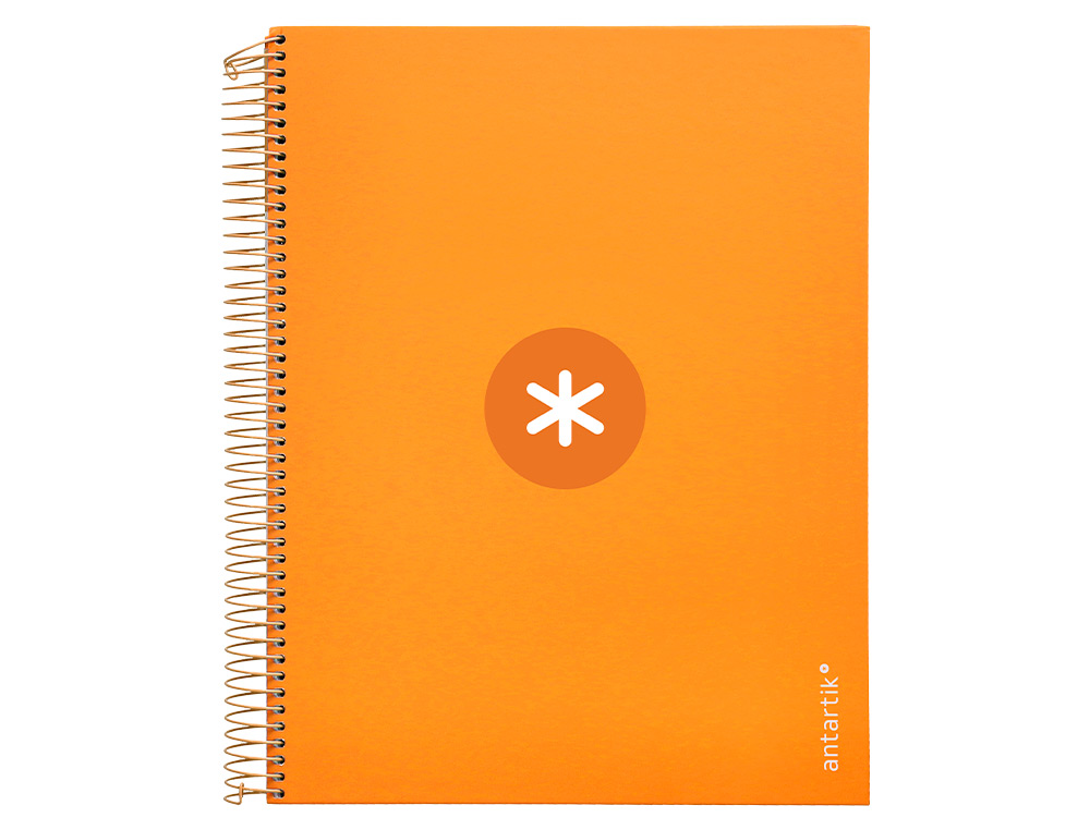 Caderno espiral liderpapel a4 micro antartik tapa forrada120h 100 gr cuadro 5mm 5 banda4 tal. color mostaza -eci ( Imagem 2 de 11 ) - Preview