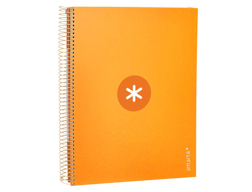 Caderno espiral liderpapel a4 micro antartik tapa forrada120h 100 gr cuadro 5mm 5 banda4 tal. color mostaza -eci ( Imagem 5 de 11 ) - Preview