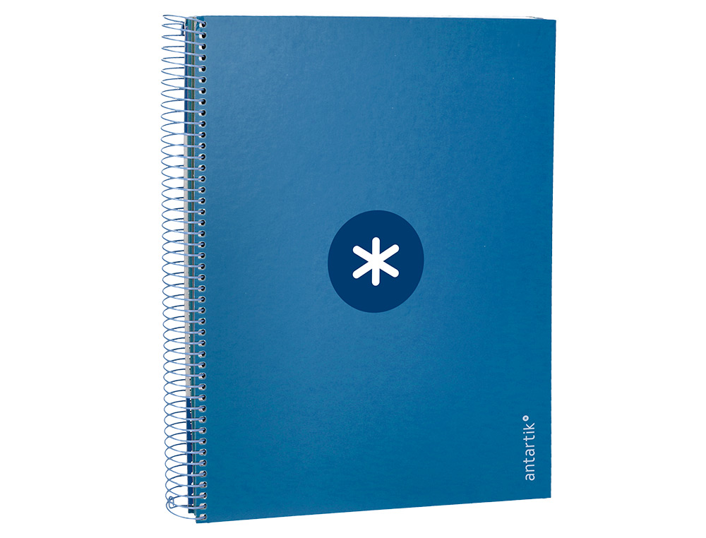 Caderno espiral liderpapel a4 micro antartik capa forrada 120f 100 gr quadricula 5mm 5 bandas 4 furos cor azul escuro ( Imagem 5 de 11 ) - Preview