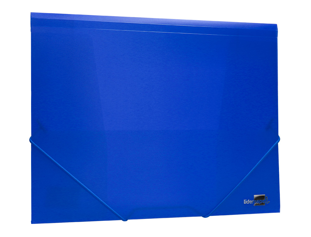 Pasta de elasticos polipropileno liderpapel din a4 azul ( Imagem 5 de 10 ) - Preview