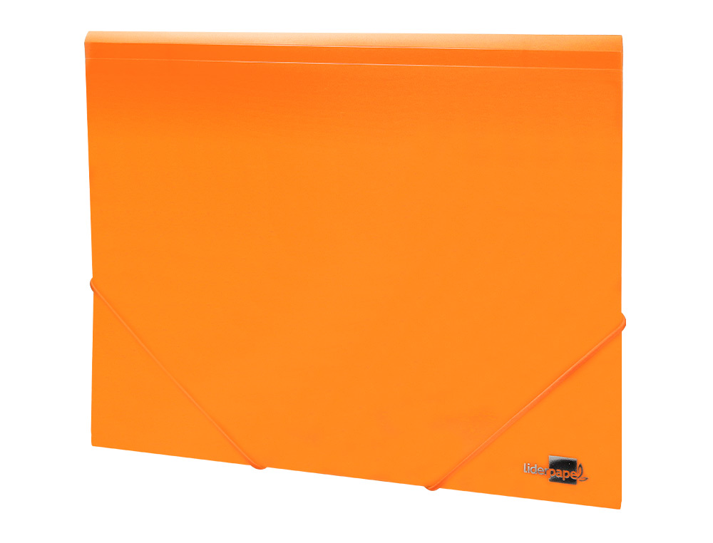 Pasta liderpapel com elasticos abas polipropileno din a4 laranja fluor opaco ( Imagem 4 de 10 ) - Preview