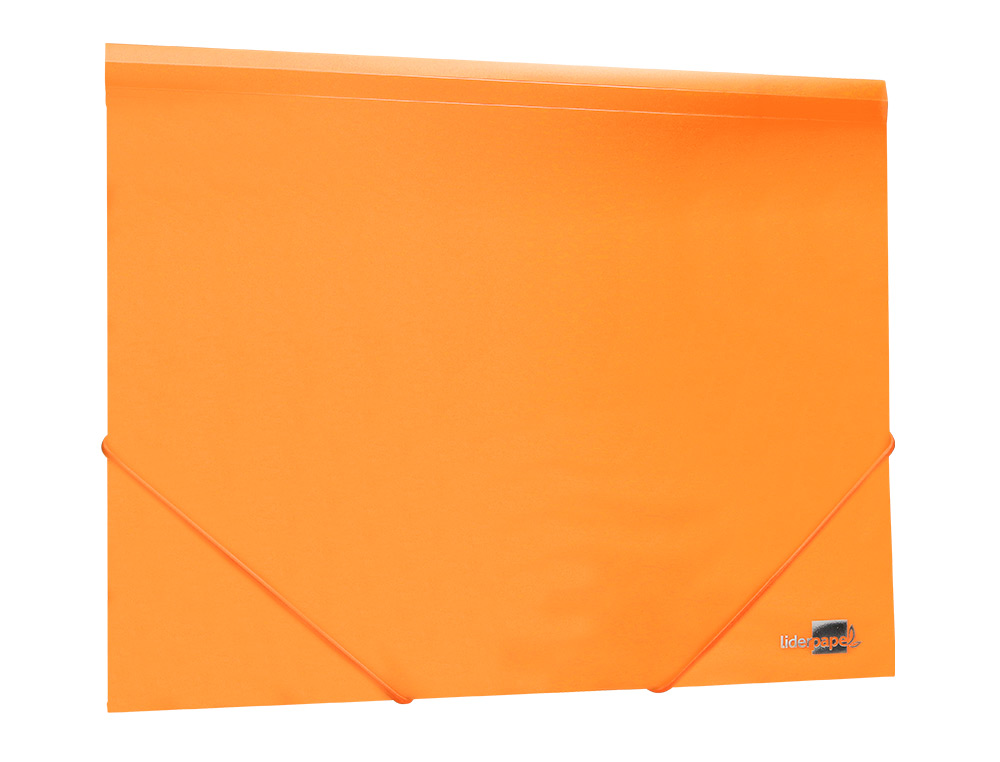 Pasta liderpapel com elasticos abas polipropileno din a4 laranja fluor opaco ( Imagem 5 de 10 ) - Preview