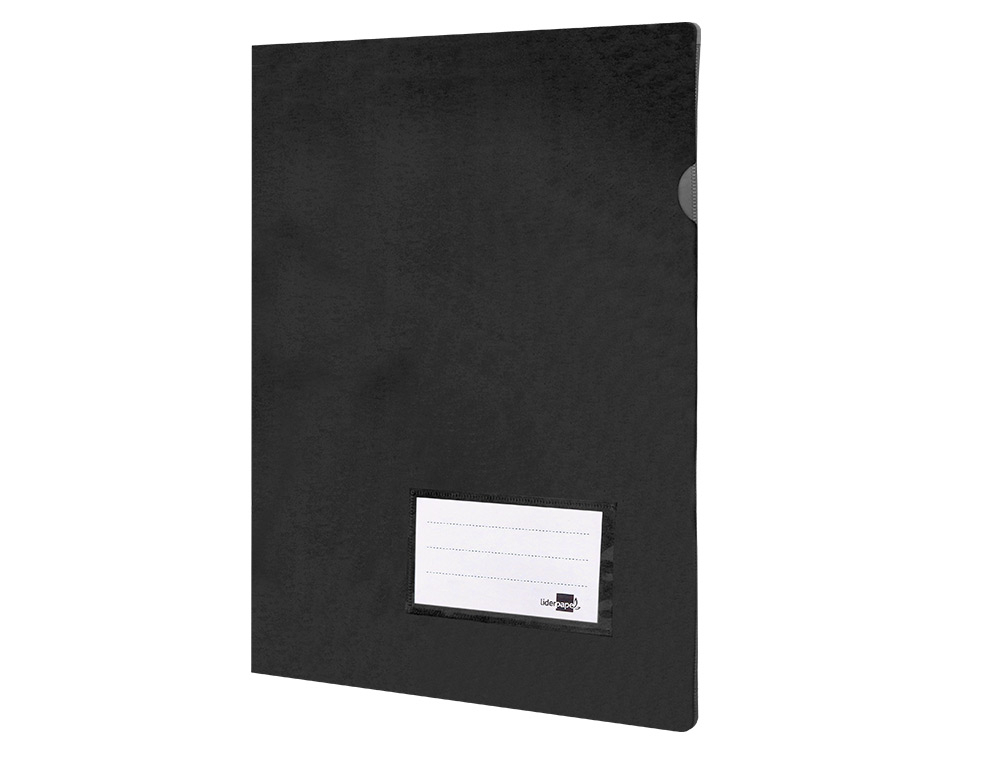 Bolsa dossier liderpapel din a4 polipropileno 180 microns preto opaco 20 folhas (10 unidades) ( Imagem 3 de 12 ) - Preview