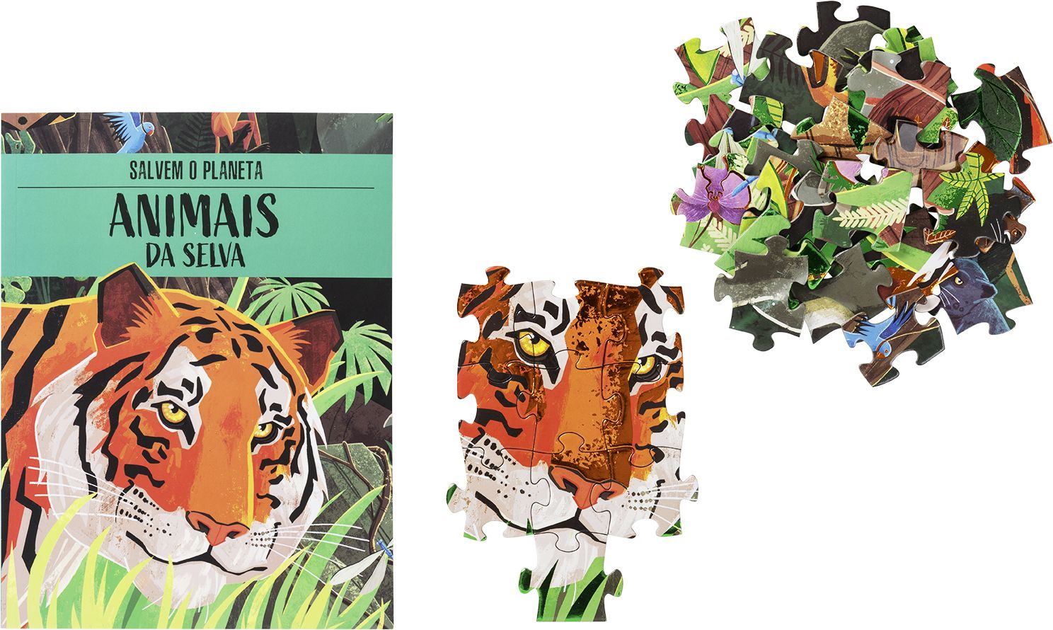Salvem o Planeta - Animais da Selva ( Imagem 2 de 2 ) - Preview