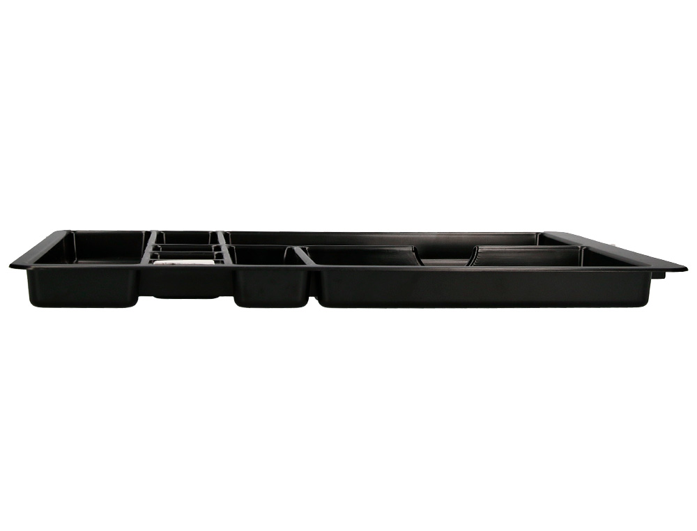Bandeja organizadora q-connect de gavetas cor preto 364x225x21 mm ( Imagem 4 de 6 ) - Preview