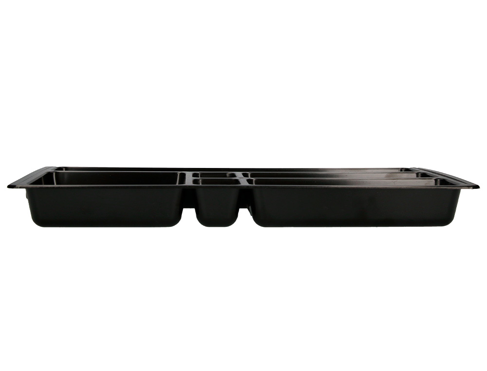 Bandeja organizadora q-connect de gavetas cor preto 344x160x33 mm ( Imagem 4 de 6 ) - Preview