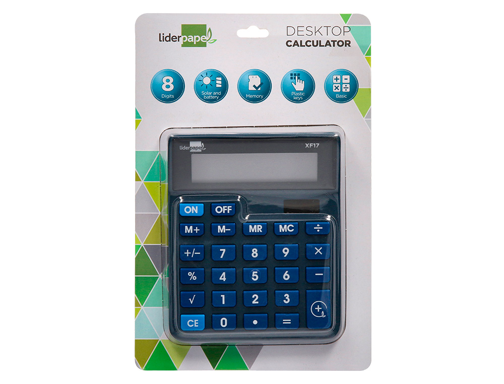 LIDERPAPEL - CALC. SEC. 8 DGT XF18 - 163482 ( Imagem 3 de 13 ) - Preview