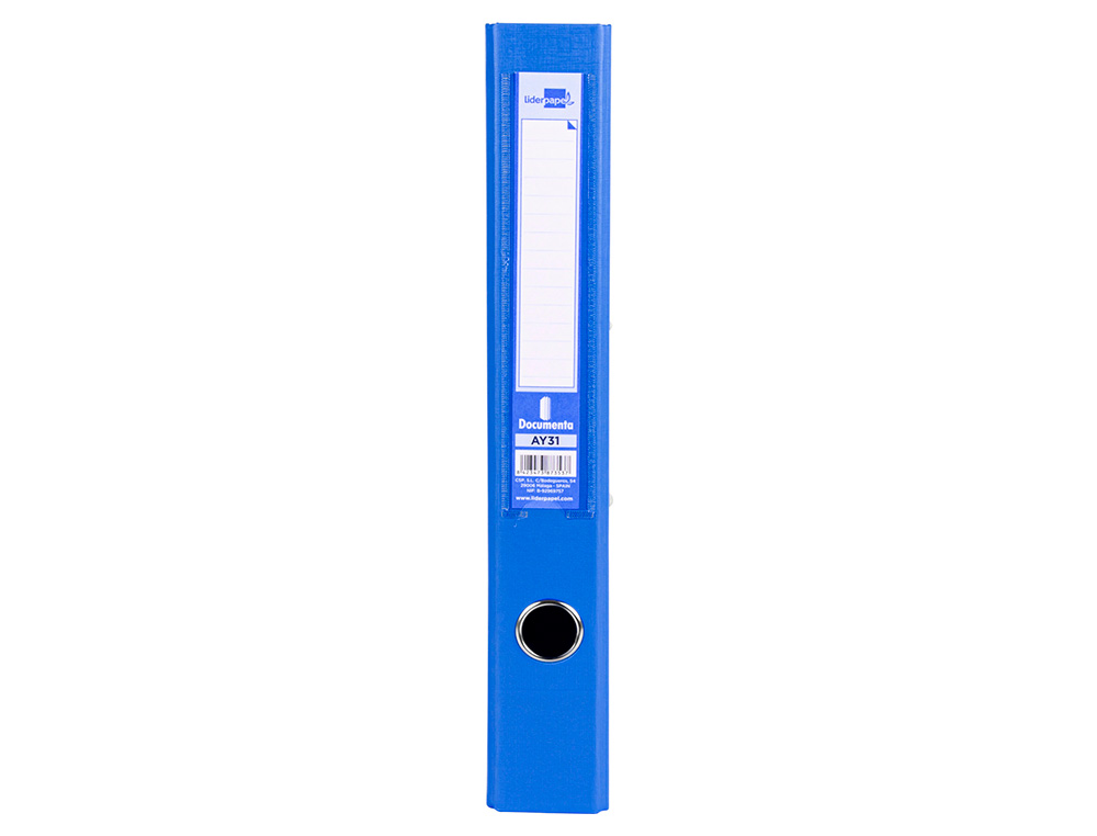 Pasta de arquivo de alavanca liderpapel documenta pvc folio lombada 52 mm azul ( Imagem 3 de 13 ) - Preview