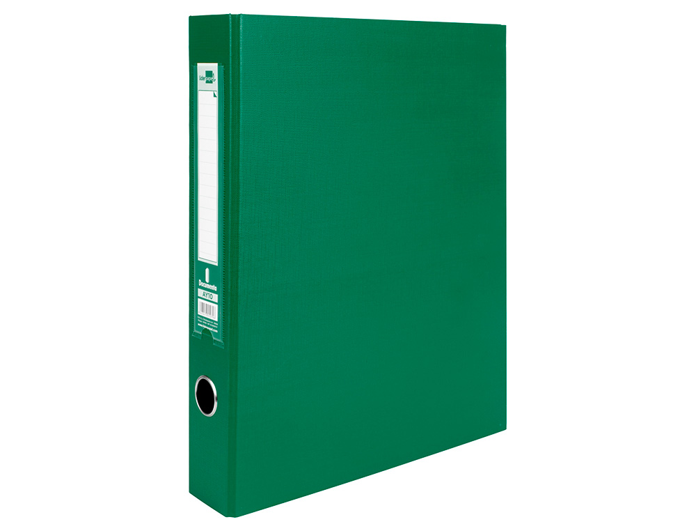 Módulo de 3 Pastas De Arquivo Liderpapel 2 anéis Fólio Lombada 60 mm Verde ( Imagem 5 de 10 ) - Preview
