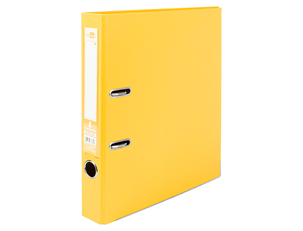 LIDERPAPEL - PASTA ARQ. 2 ARG. A4 AMARELO - AY03 ( Imagem 2 de 12 ) - Preview