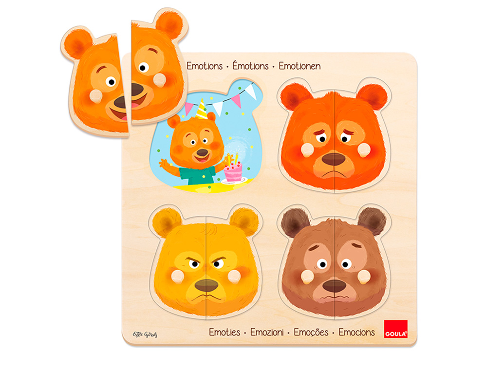 Puzzle Goula Emoções 8 Peças ( Imagem 2 de 3 ) - Preview