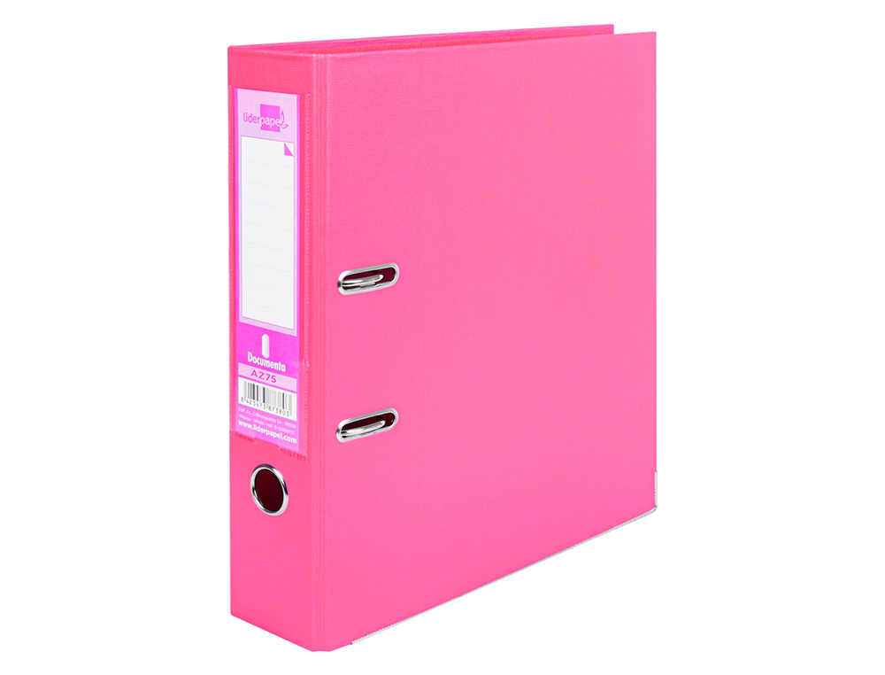 LIDERPAPEL - PASTA ARQ. A4 C/ALAVANCA ROSA - AZ75 ( Imagem 2 de 11 ) - Preview