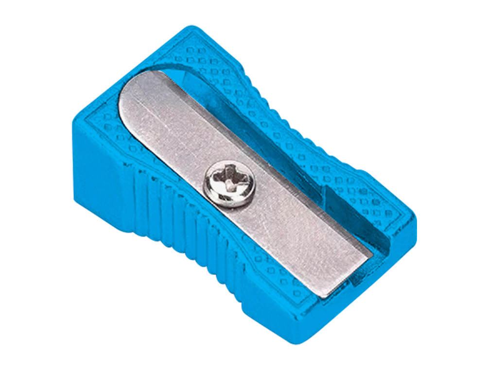 Apara lapis liderpapel metalico 1 uso cor azul (20 unidades) ( Imagem 5 de 20 ) - Preview