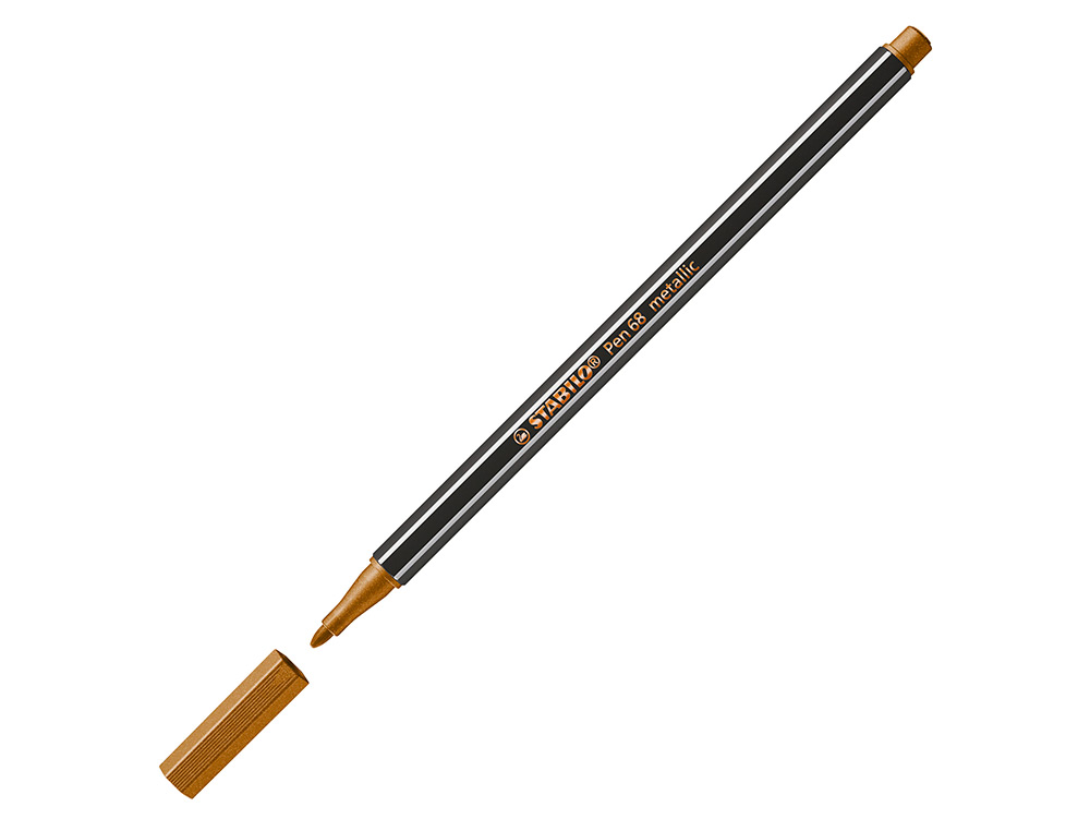 Marcador stabilo aguarelavel pen 68 metalico cobre 1 mm ( Imagem 2 de 8 ) - Preview