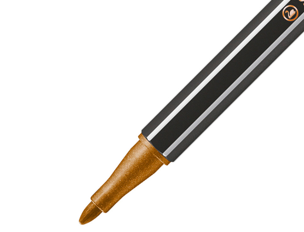Marcador stabilo aguarelavel pen 68 metalico cobre 1 mm ( Imagem 5 de 8 ) - Preview