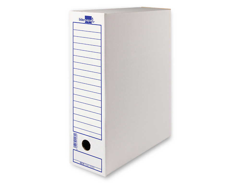 Caixa para arquivo definitivo liderpapel cartao 340 gr folio prolongado (10 unidades) ( Imagem 2 de 15 ) - Preview