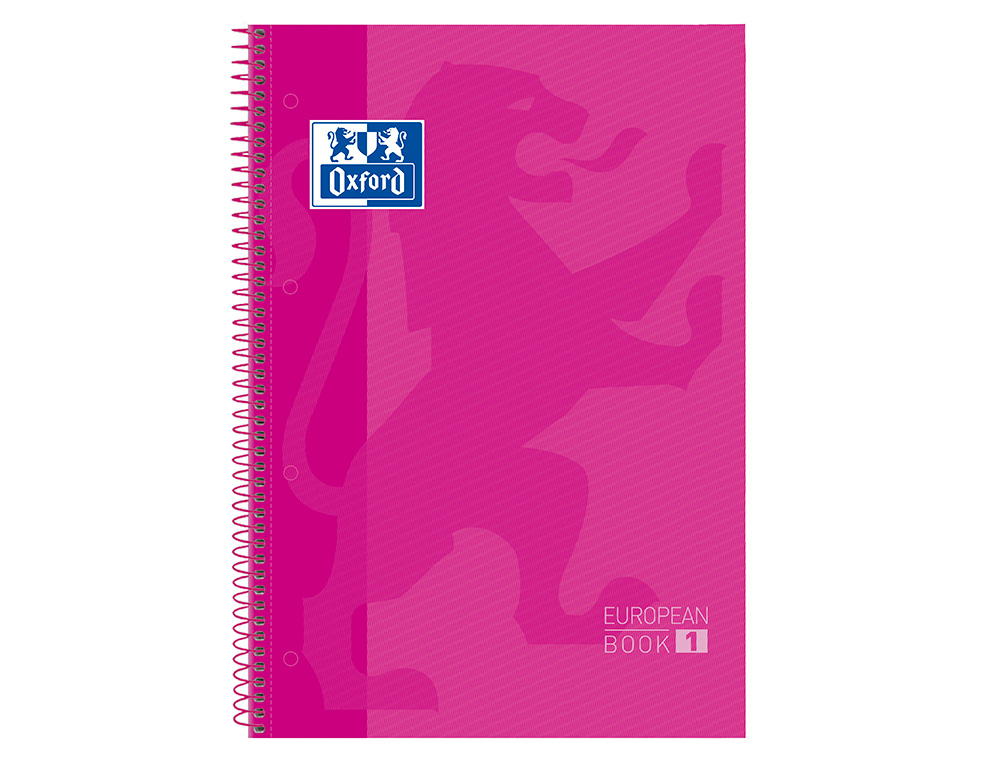 Caderno Espiral A4 Quadriculado Rosa - Capa Extradura Microperfurado ( Imagem 2 de 11 ) - Preview